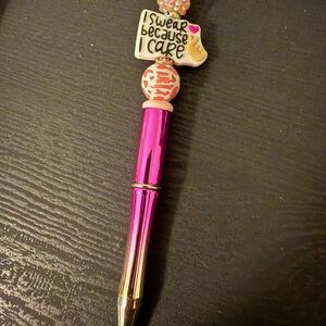 I swear because I care pen